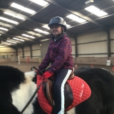 Pupil horse riding