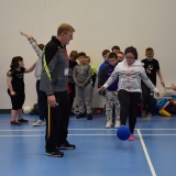 Picture of pupils training with the GAA