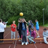 Picture of a pupil football throwing