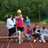 Picture of a pupil football throwing