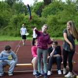 Picture of a pupil javelin throwing