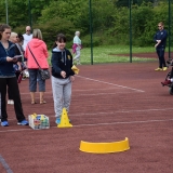 Picture of a pupil target throwing