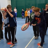 Picture of pupil target shooting with a rugby ballWeb33